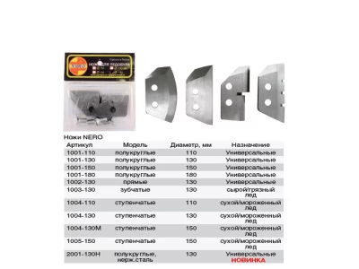 НОЖИ "НЕРО" СТУПЕНЧАТЫЕ 130мм #1004-130